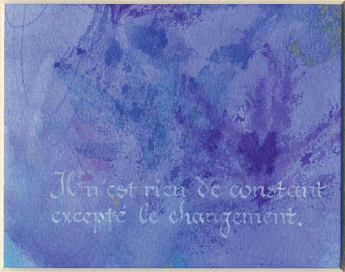 Il n'est rien de constant