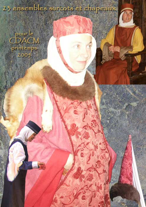 surcots et coiffes CDACM
